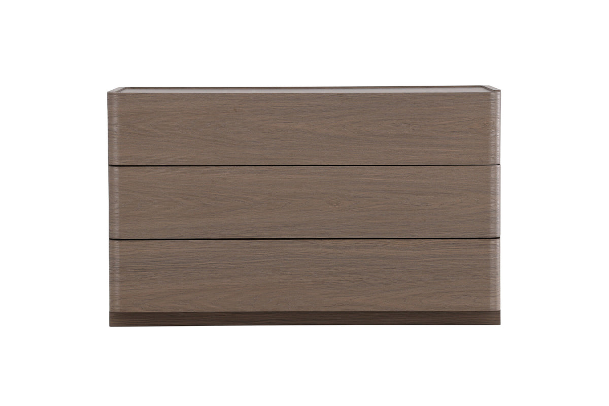 Noble Nachttisch in Mocca präsentiert im Onlineshop von KAQTU Design AG. Korpus ist von Venture Home