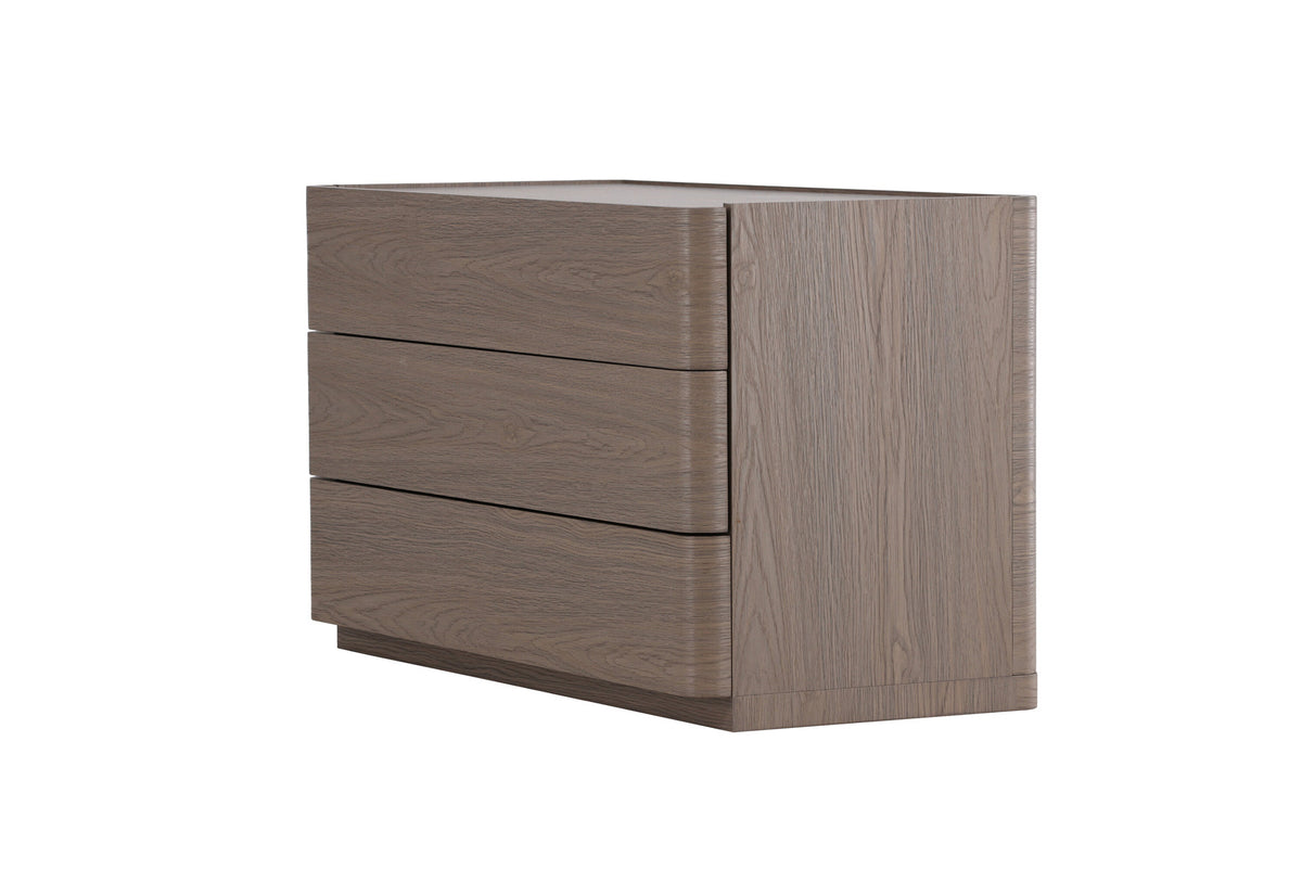 Noble Nachttisch in Mocca präsentiert im Onlineshop von KAQTU Design AG. Korpus ist von Venture Home