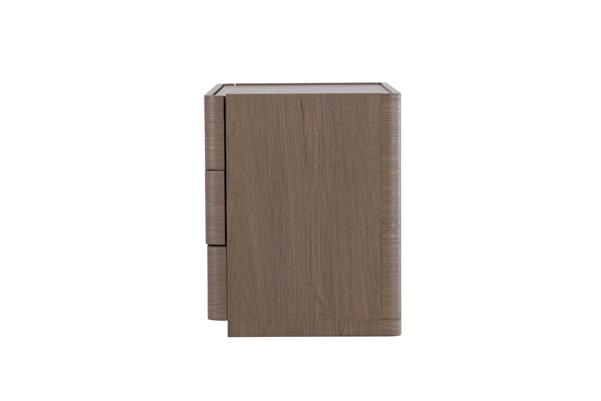Noble Nachttisch in Mocca präsentiert im Onlineshop von KAQTU Design AG. Korpus ist von Venture Home