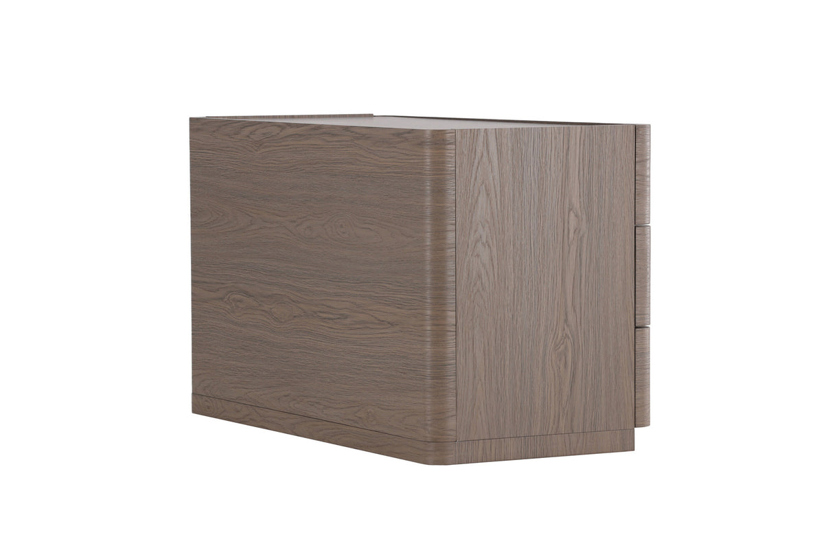 Noble Nachttisch in Mocca präsentiert im Onlineshop von KAQTU Design AG. Korpus ist von Venture Home