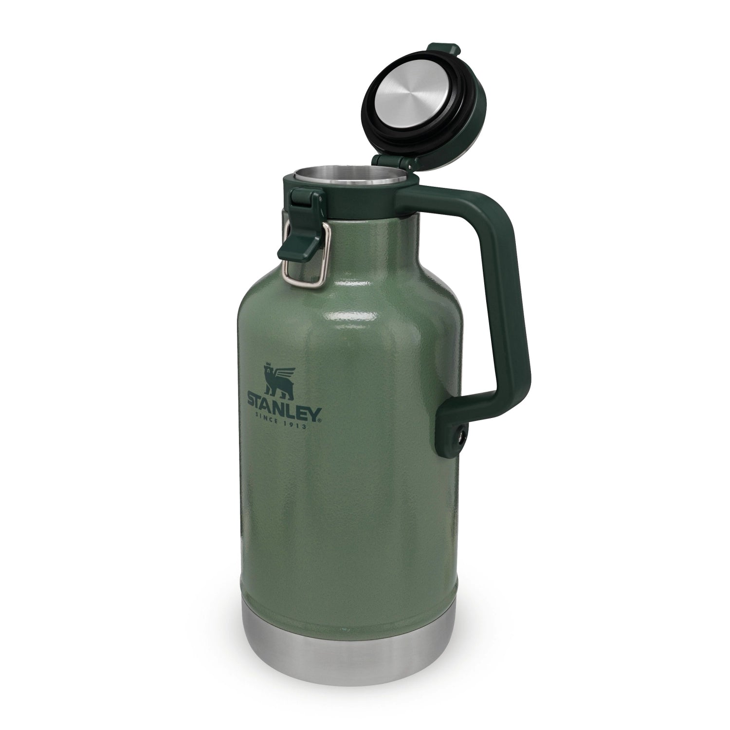 Growler di Easy-Pour 1.9L Hammertone Green