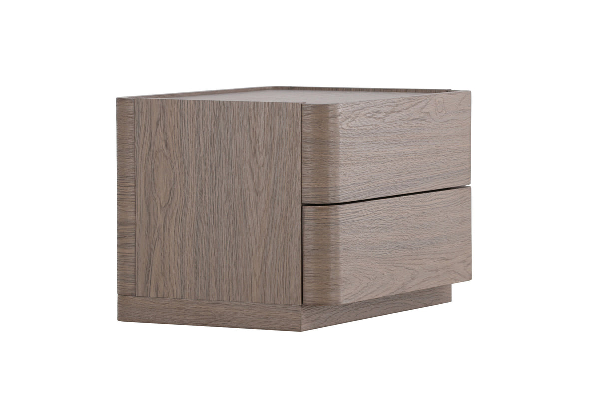 Noble Nachttisch in Mocca präsentiert im Onlineshop von KAQTU Design AG. Korpus ist von Venture Home