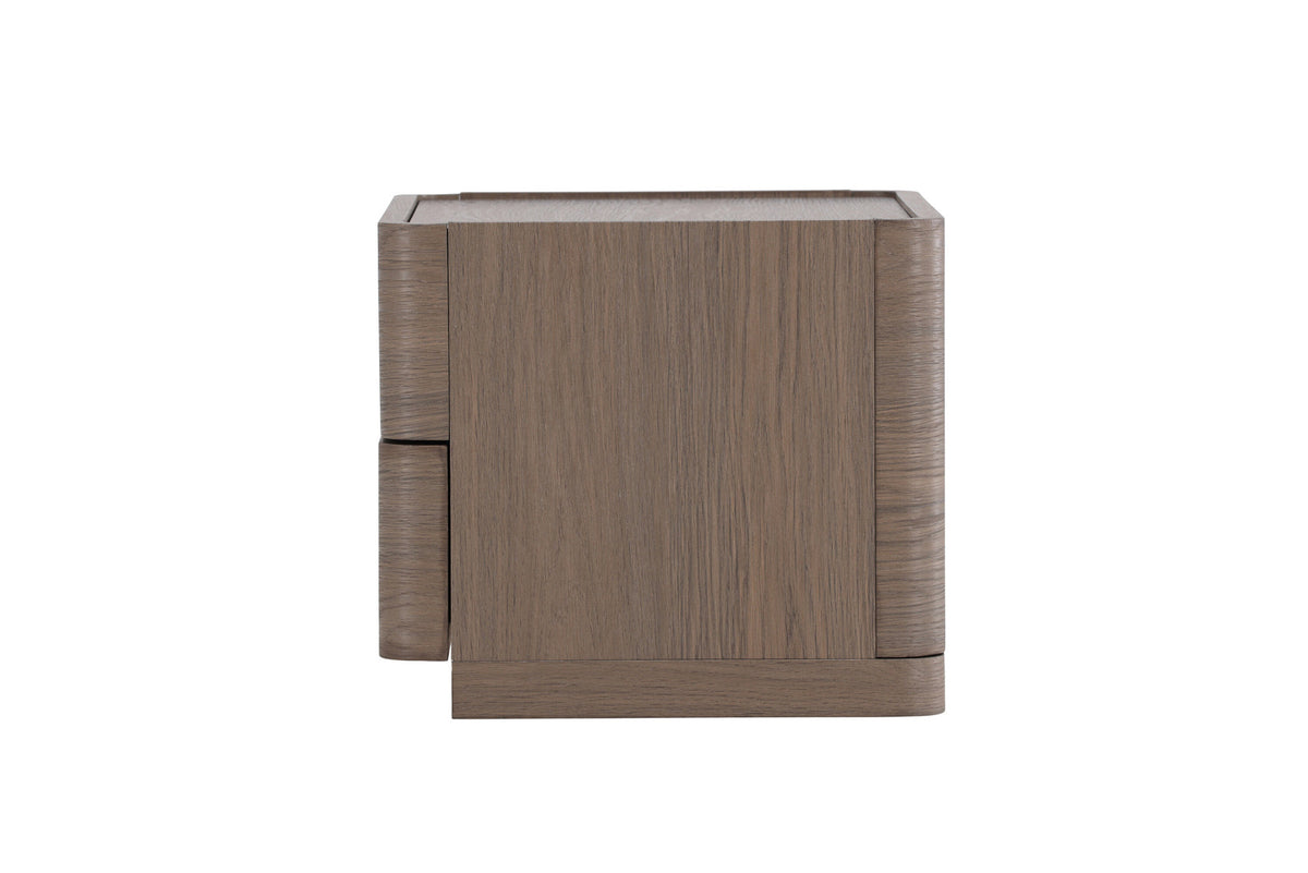 Noble Nachttisch in Mocca präsentiert im Onlineshop von KAQTU Design AG. Korpus ist von Venture Home