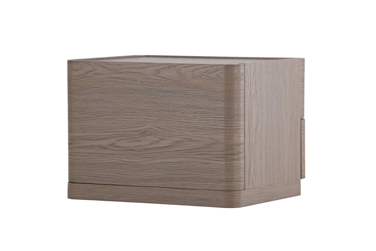 Noble Nachttisch in Mocca präsentiert im Onlineshop von KAQTU Design AG. Korpus ist von Venture Home