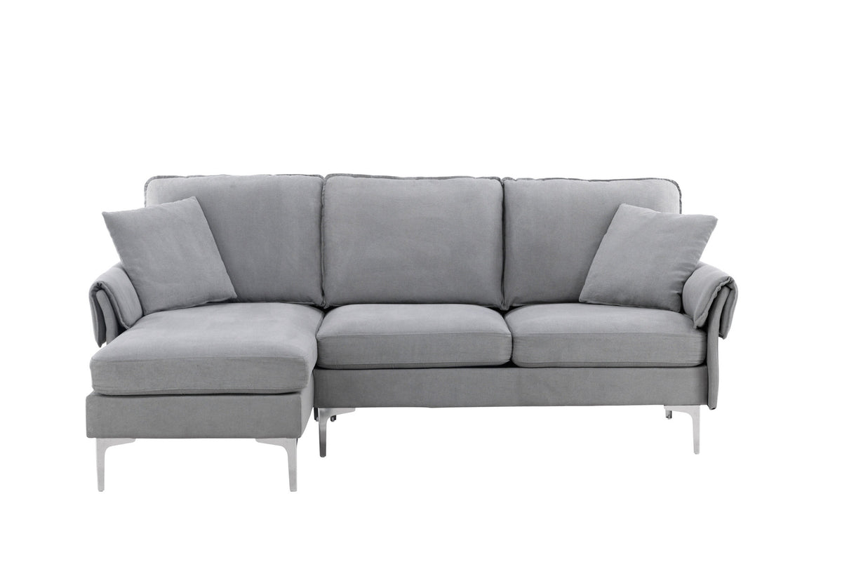 Toulouse 3 Sitzer Sofa in Grau präsentiert im Onlineshop von KAQTU Design AG. 3er Sofa ist von Venture Home