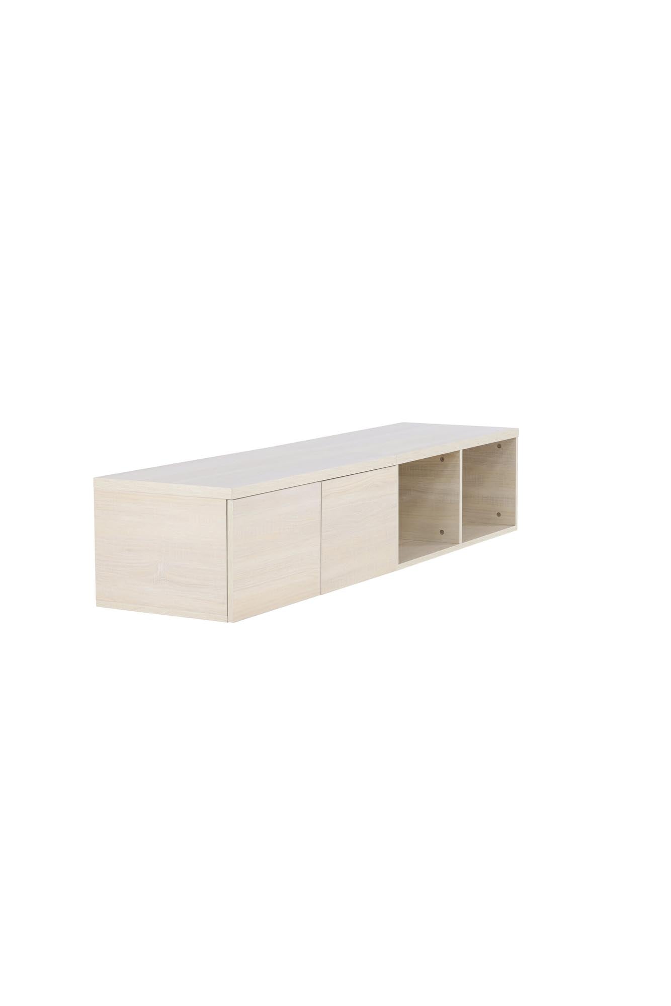 Entdecken Sie das Nomi TV-Sideboard von Venture Home: Stilvolles, helles Design mit viel Stauraum und schwebendem Look für Ihr Zuhause.