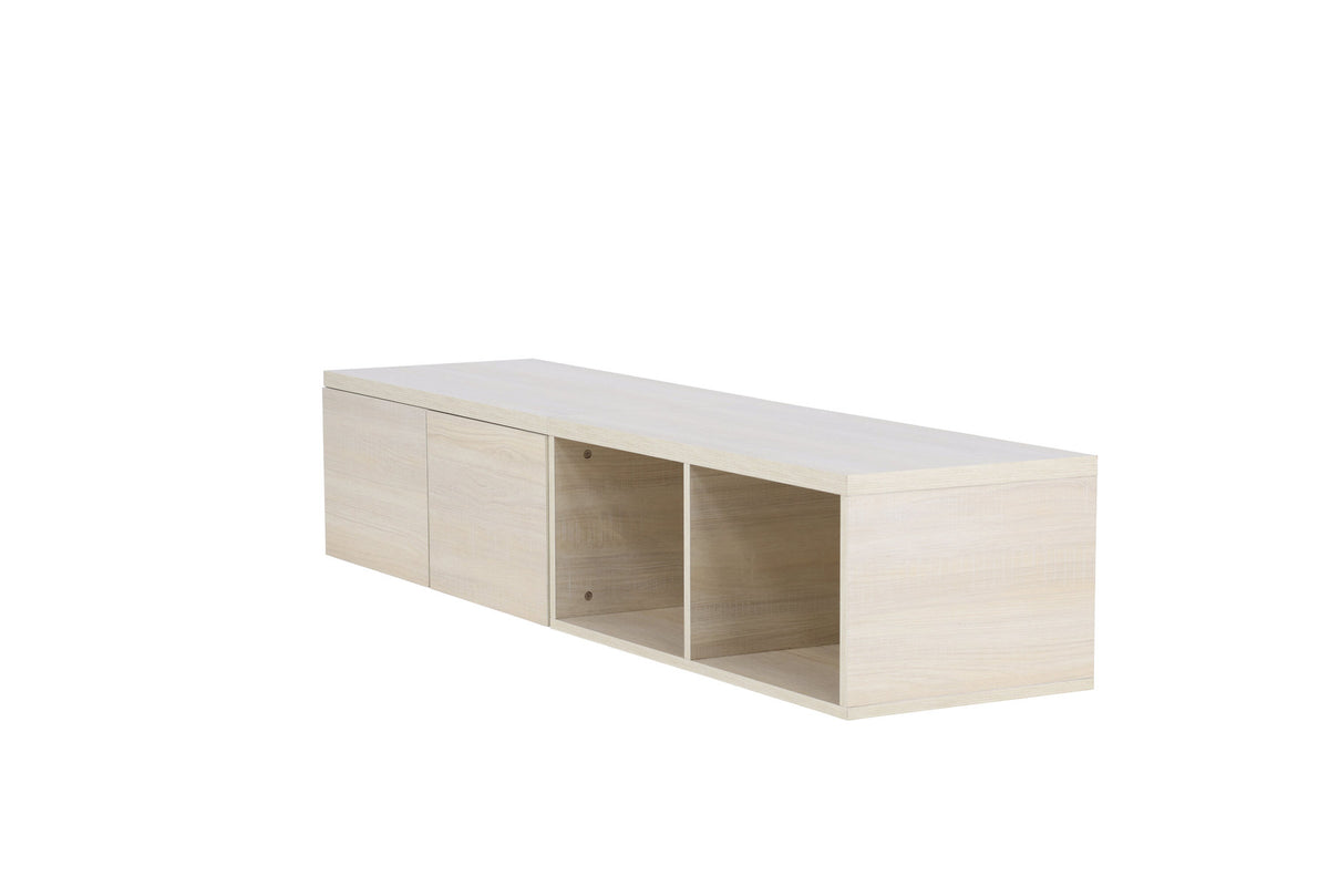 Nomi TV-Sideboard in Whitewash präsentiert im Onlineshop von KAQTU Design AG. TV-Möbel ist von Venture Home
