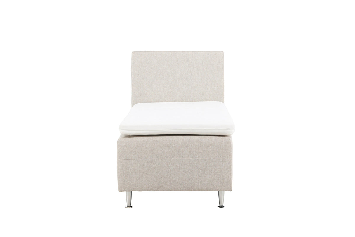 Bett Mesa in Beige präsentiert im Onlineshop von KAQTU Design AG. Bett ist von Venture Home