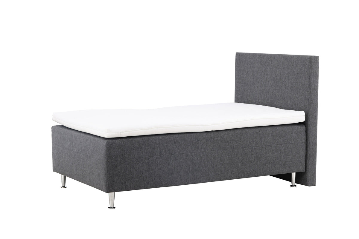 Bett Mesa in Dunkelgrau präsentiert im Onlineshop von KAQTU Design AG. Bett ist von Venture Home