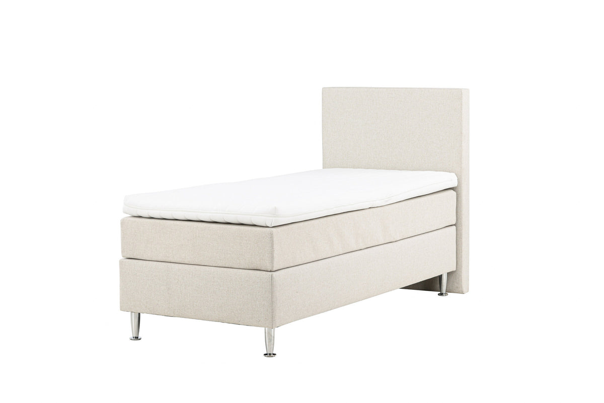 Bett Toledo in Beige präsentiert im Onlineshop von KAQTU Design AG. Bett ist von Venture Home