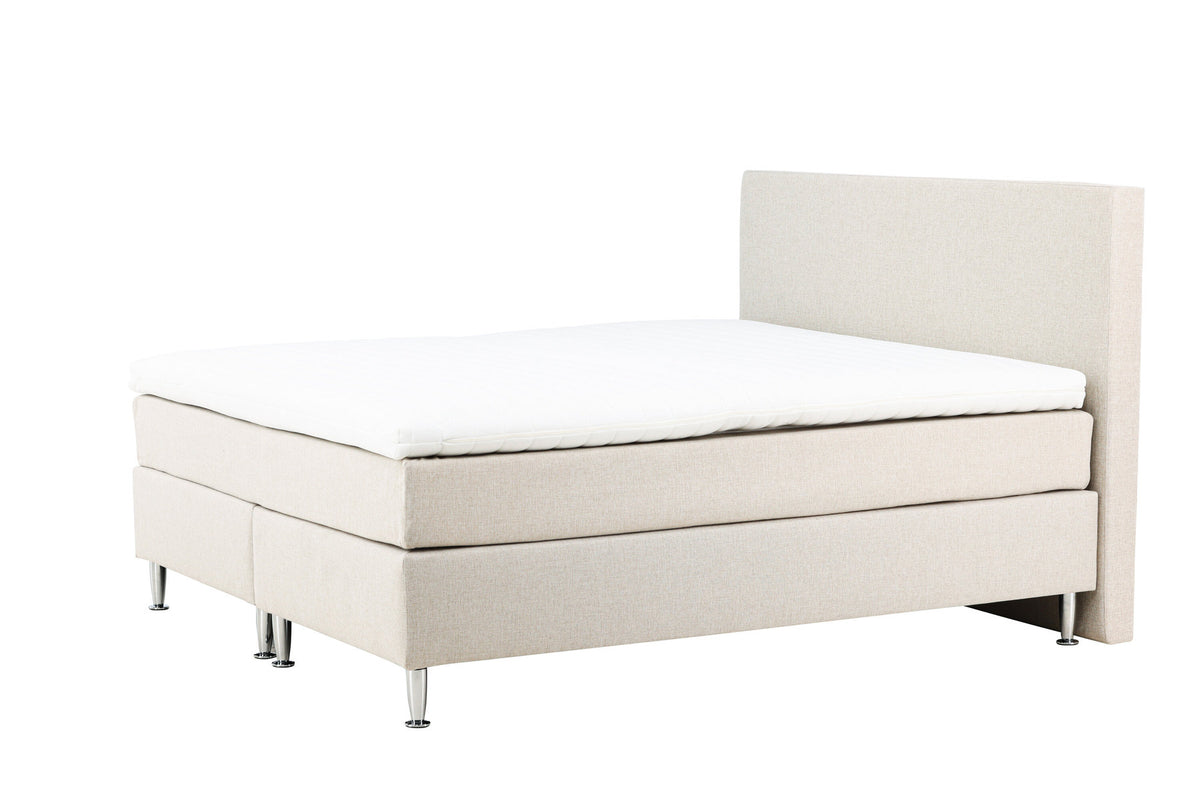 Bett Toledo in Beige präsentiert im Onlineshop von KAQTU Design AG. Bett ist von Venture Home