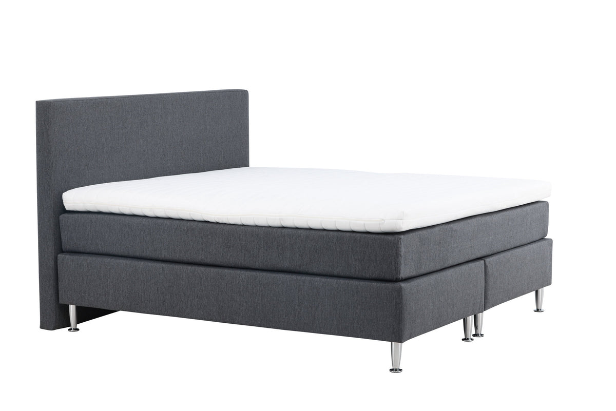 Bett Toledo in Dunkelgrau präsentiert im Onlineshop von KAQTU Design AG. Bett ist von Venture Home