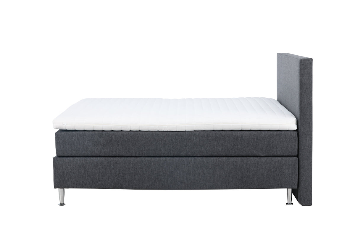 Bett Toledo in Dunkelgrau präsentiert im Onlineshop von KAQTU Design AG. Bett ist von Venture Home