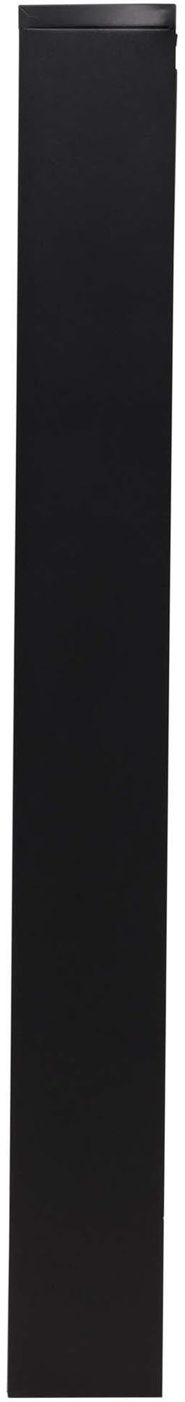 Elegantes Ushuaia Kabinett: Stilvolles, schwarzes Schuhregal aus Stahl für Ordnung und Schutz im modernen Flur.