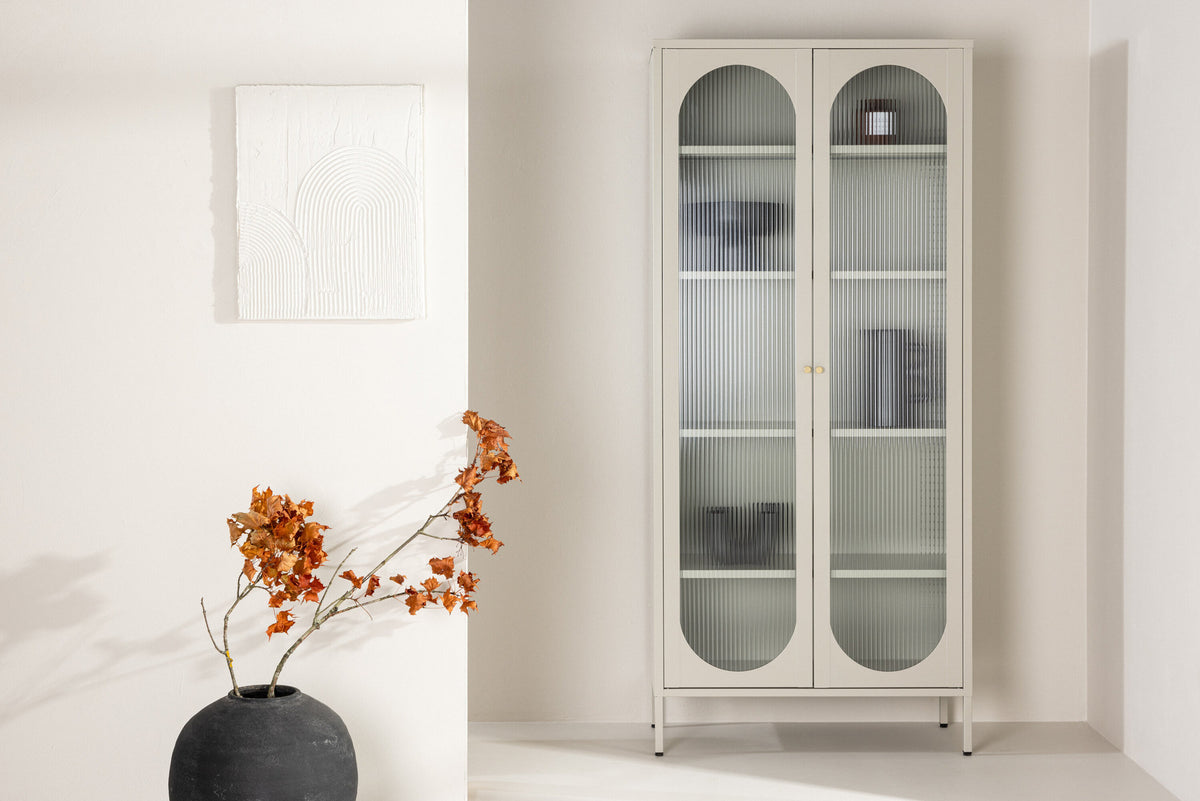 Lima Kabinett in Beige präsentiert im Onlineshop von KAQTU Design AG. Cabinet ist von Venture Home