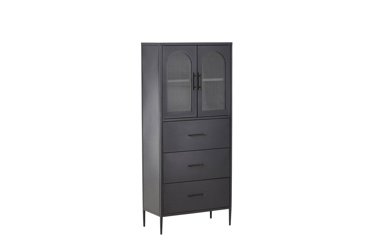 Kabinett La Paz in Schwarz präsentiert im Onlineshop von KAQTU Design AG. Cabinet ist von Venture Home