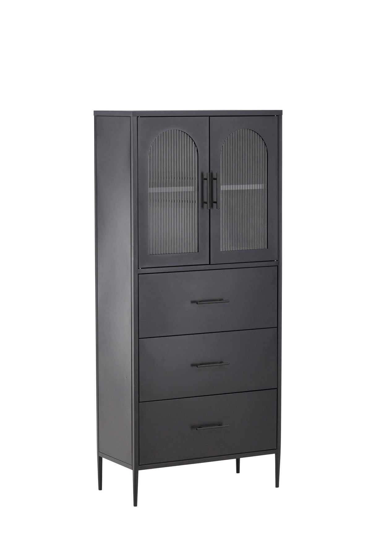 Kabinett La Paz in Schwarz präsentiert im Onlineshop von KAQTU Design AG. Cabinet ist von Venture Home