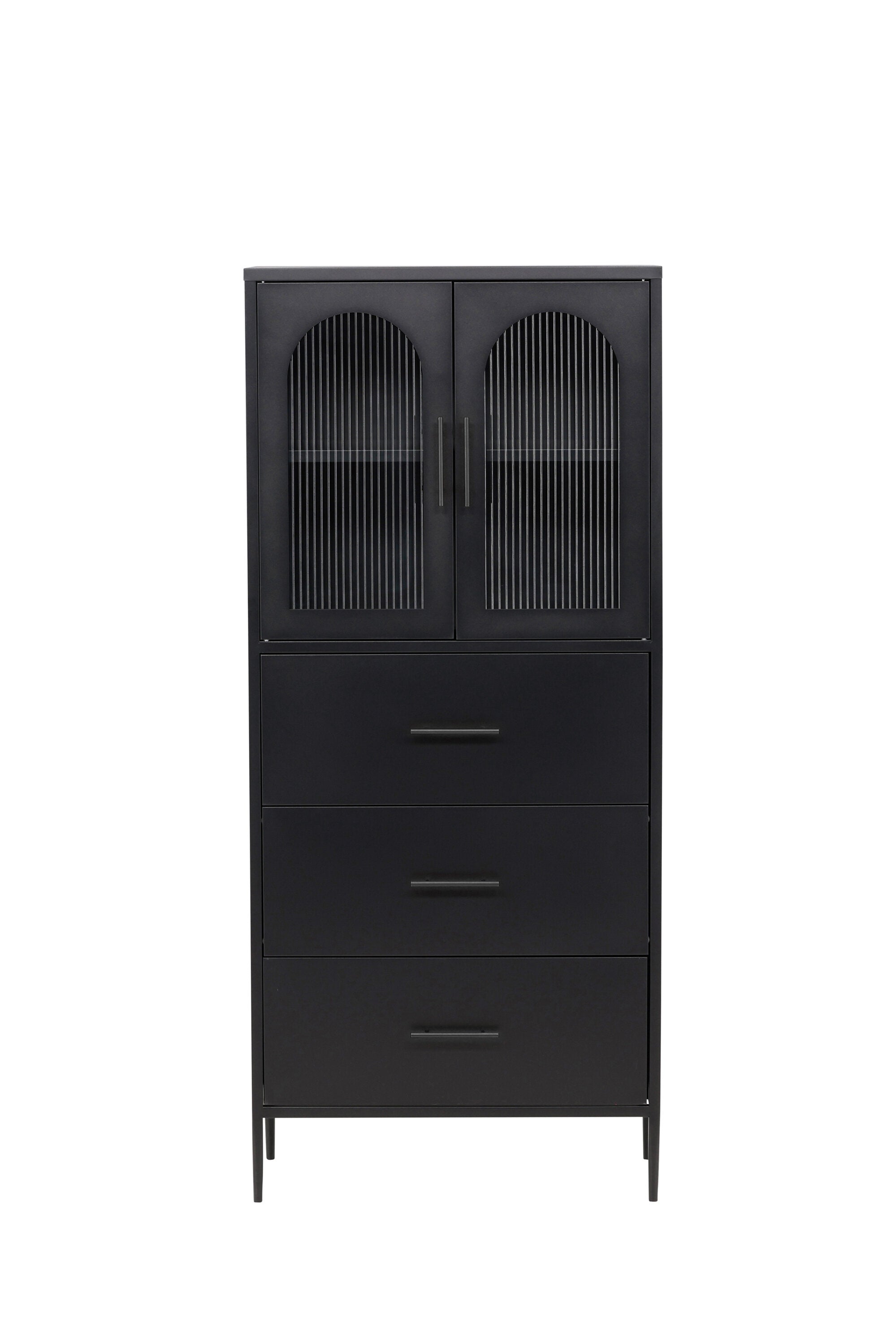Kabinett La Paz in Schwarz präsentiert im Onlineshop von KAQTU Design AG. Cabinet ist von Venture Home