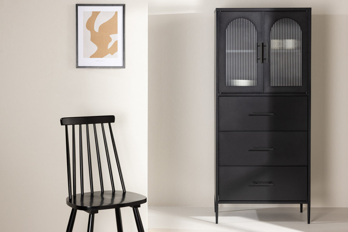 Kabinett La Paz in Schwarz präsentiert im Onlineshop von KAQTU Design AG. Cabinet ist von Venture Home