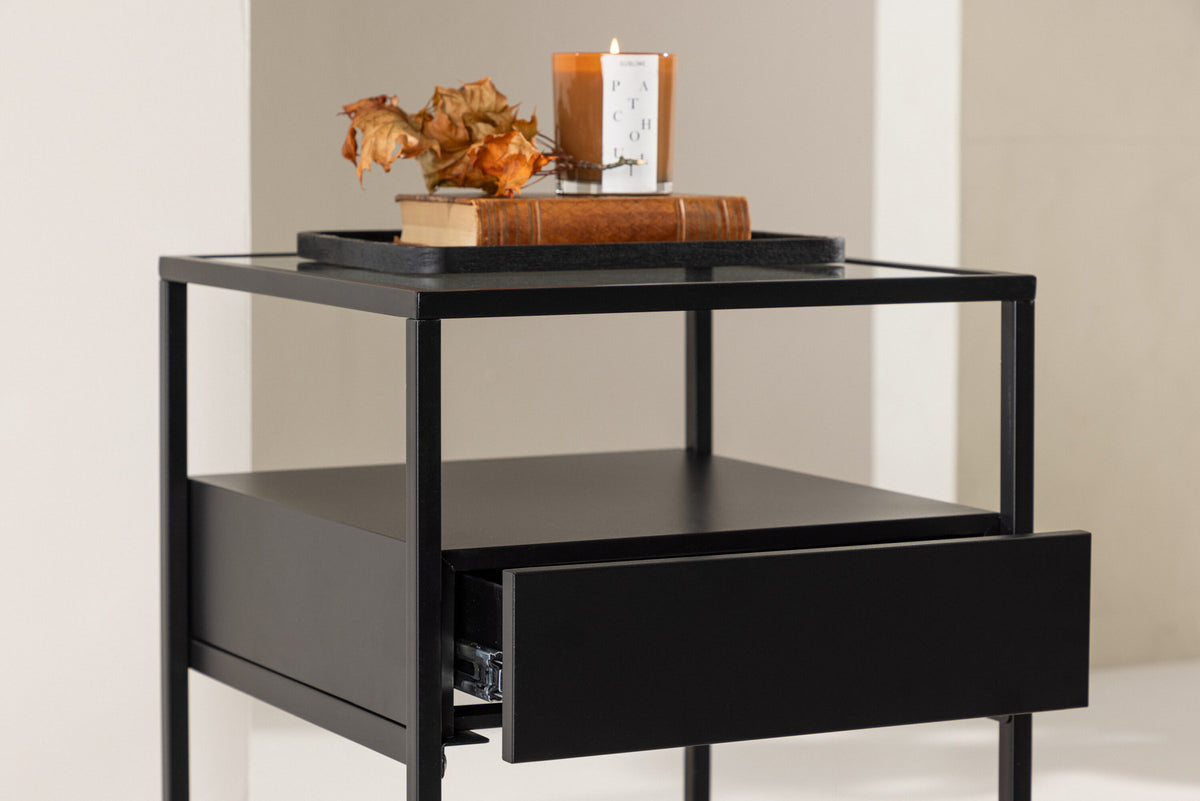 Fortaleza Beistelltisch in Schwarz präsentiert im Onlineshop von KAQTU Design AG. Beistelltisch ist von Venture Home