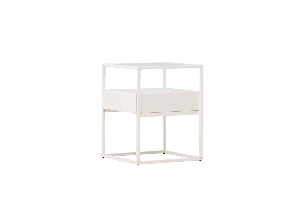 Fortaleza Beistelltisch in Weiss präsentiert im Onlineshop von KAQTU Design AG. Beistelltisch ist von Venture Home