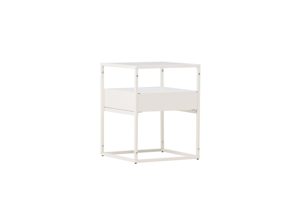 Fortaleza Beistelltisch in Weiss präsentiert im Onlineshop von KAQTU Design AG. Beistelltisch ist von Venture Home