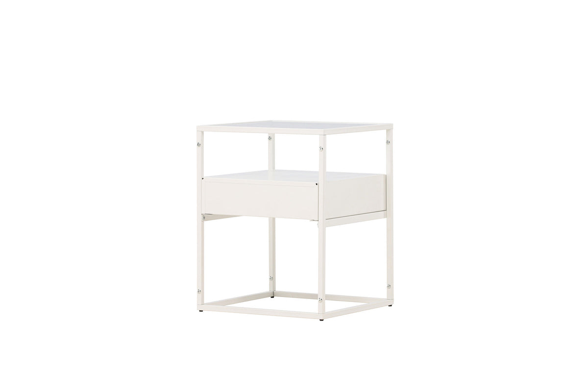 Fortaleza Beistelltisch in Weiss präsentiert im Onlineshop von KAQTU Design AG. Beistelltisch ist von Venture Home