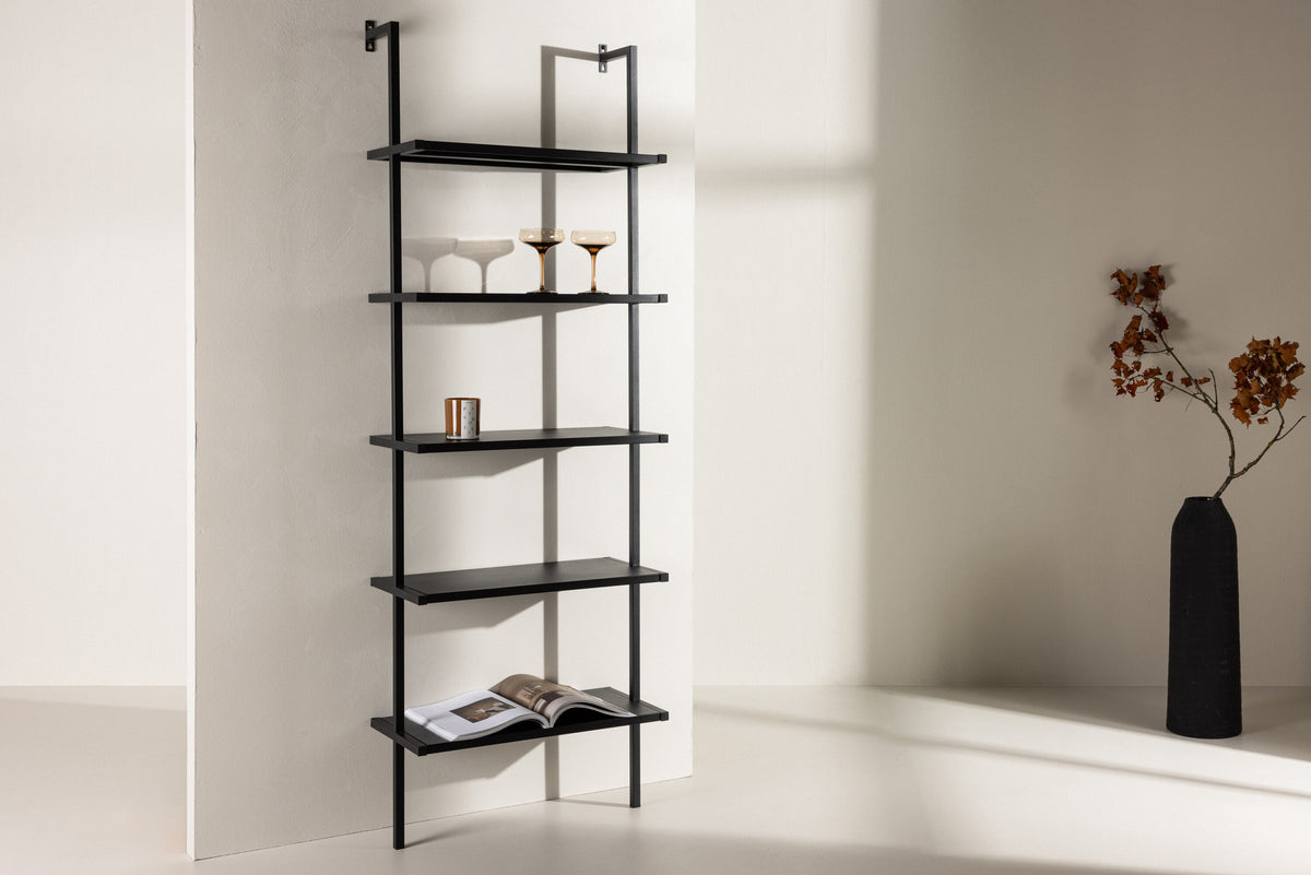 Caracas Regal in Schwarz präsentiert im Onlineshop von KAQTU Design AG. Wandregal ist von Venture Home
