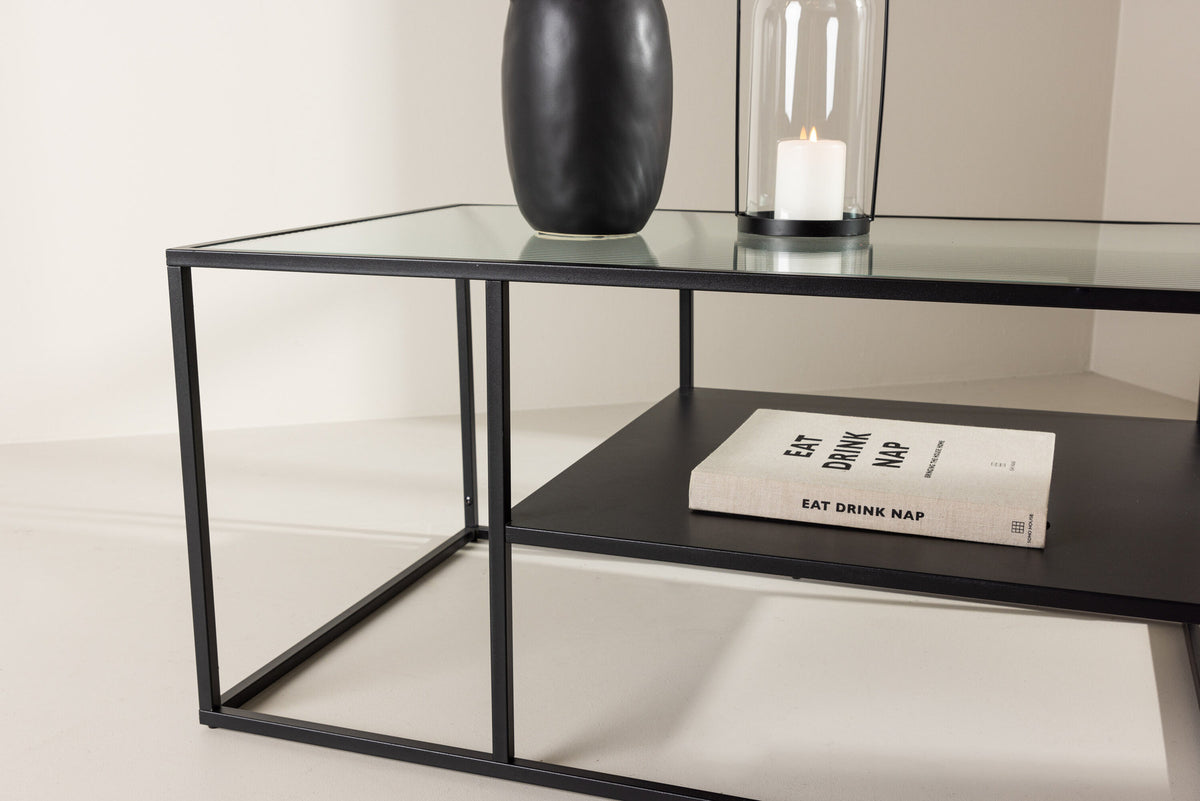 Campinas Coffee Tisch in Schwarz präsentiert im Onlineshop von KAQTU Design AG. Beistelltisch ist von Venture Home
