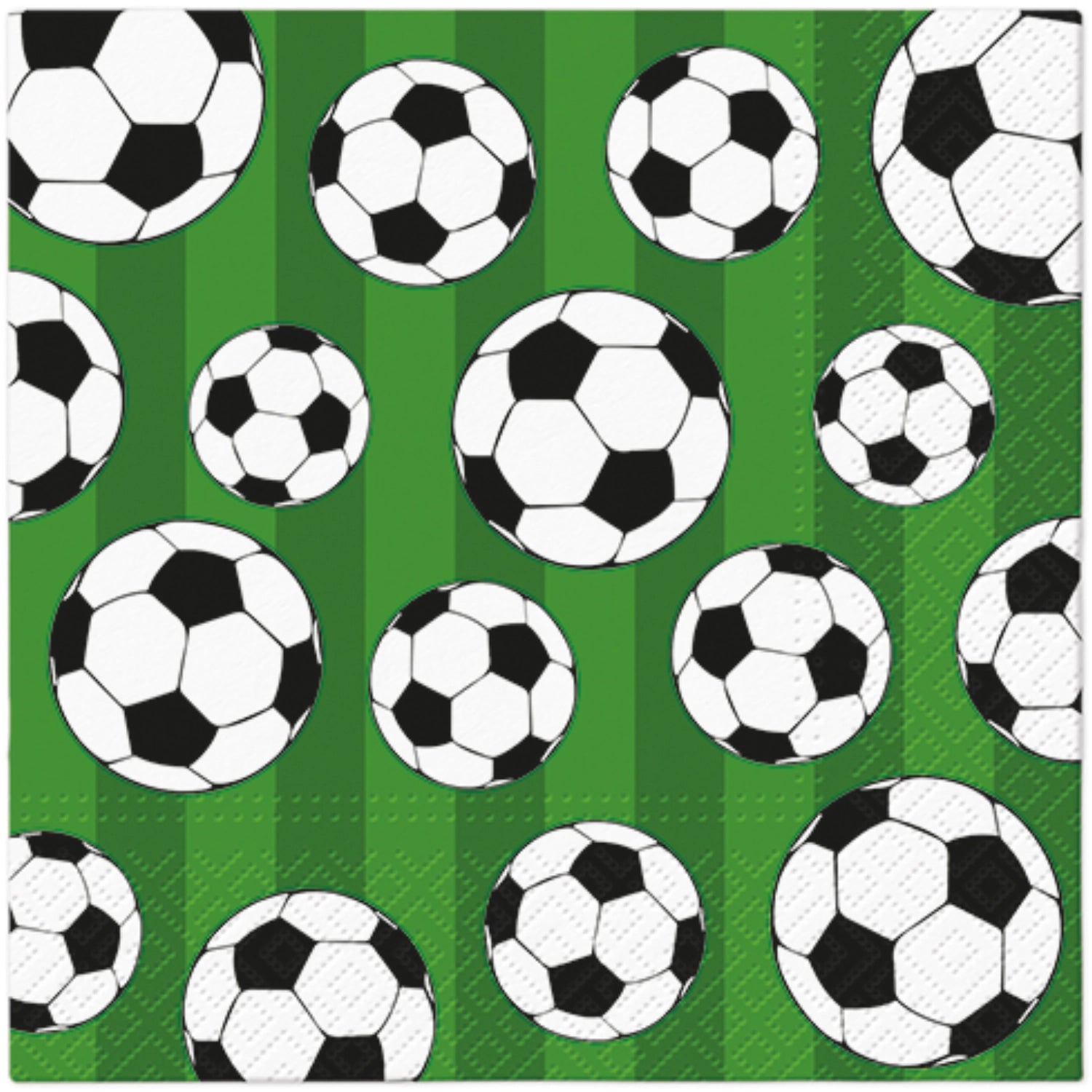 Servietten Lunch 20x Soccer ball, 33x33cm in Mehrfarbig präsentiert im Onlineshop von KAQTU Design AG. Servietten ist von PAW