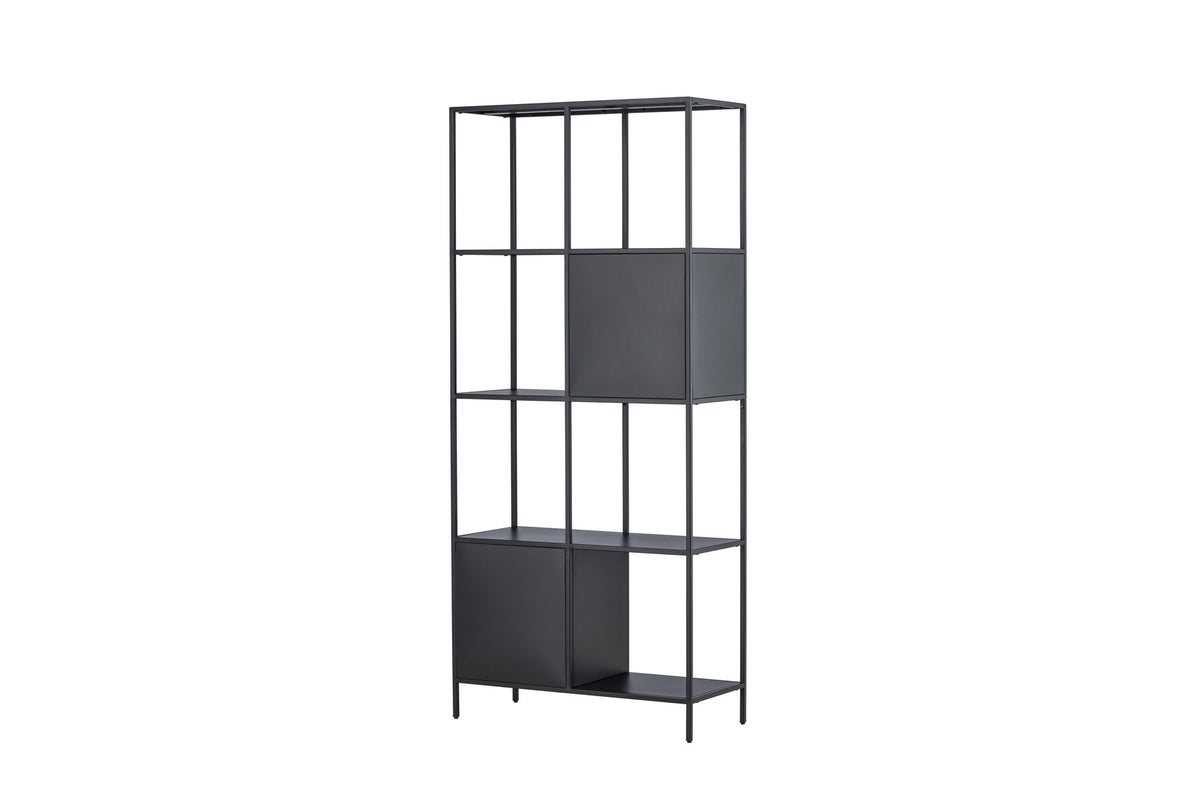 Porto Regal in Schwarz präsentiert im Onlineshop von KAQTU Design AG. Standregal ist von Venture Home
