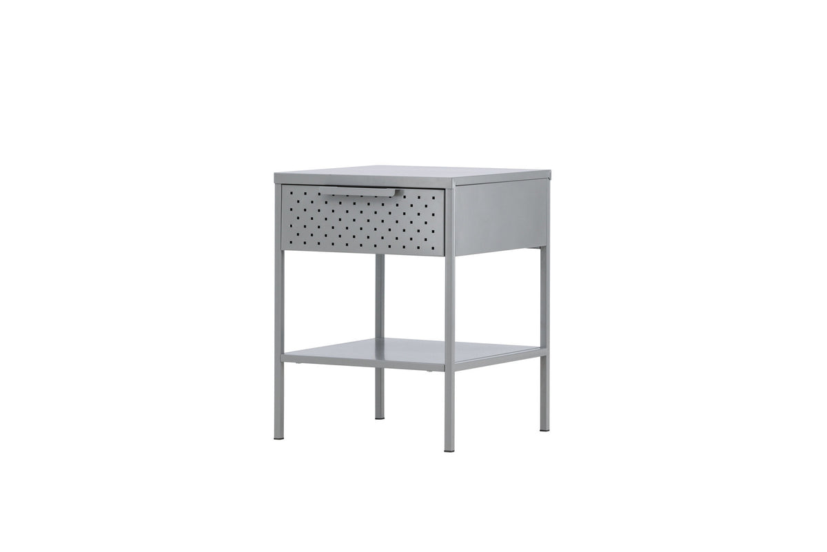 Sacramento Kommode in Hellgrau präsentiert im Onlineshop von KAQTU Design AG. Nachttisch ist von Venture Home