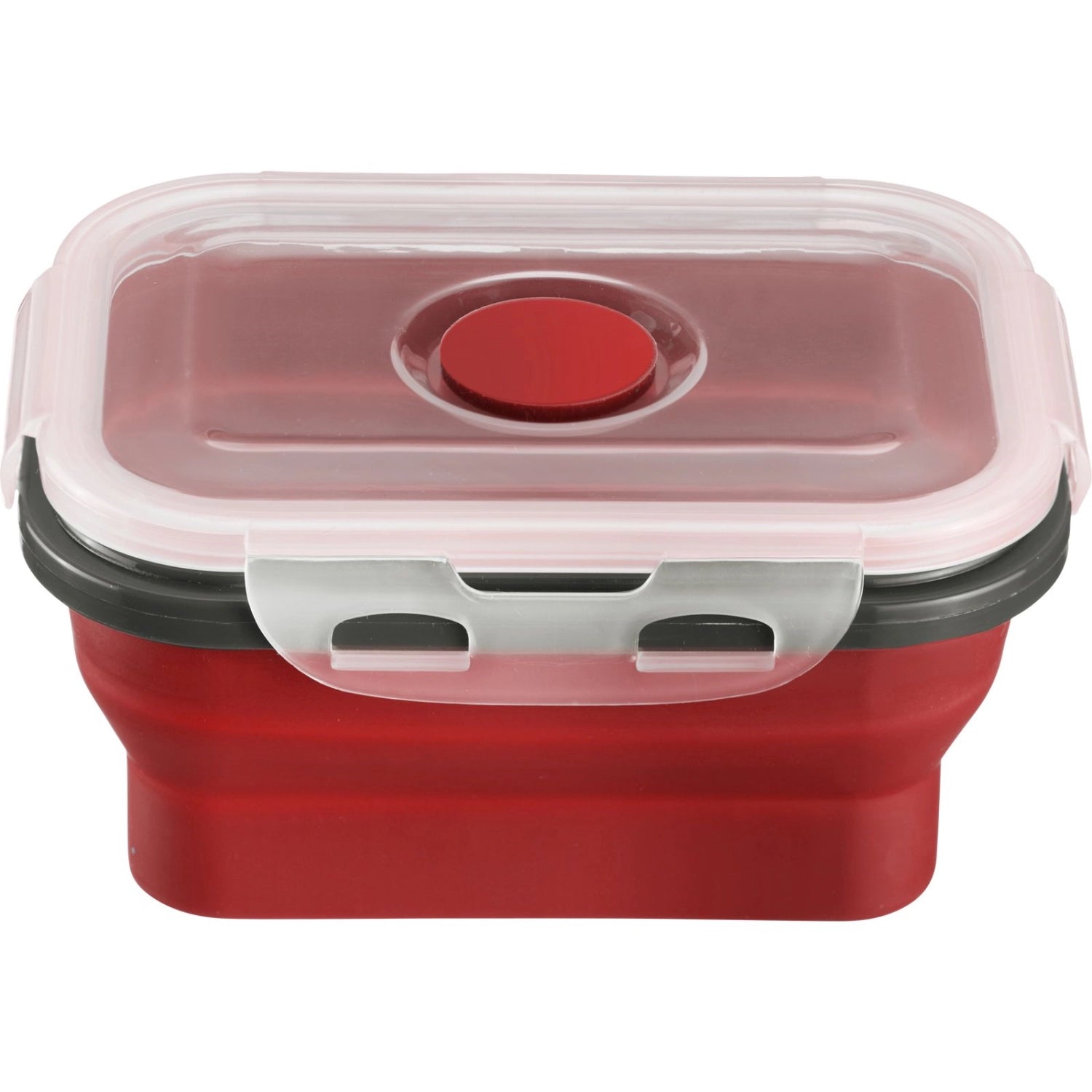 Frischhaltedose, faltbar, eckig, 400 ml in Rot präsentiert im Onlineshop von KAQTU Design AG. Aufbewahrungsbehälter ist von Westmark