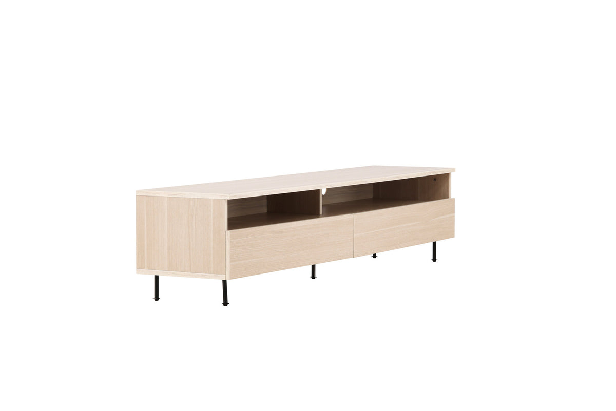 Navarra TV Sideboard in Schwarz/ Weisswäsche präsentiert im Onlineshop von KAQTU Design AG. TV-Möbel ist von Venture Home