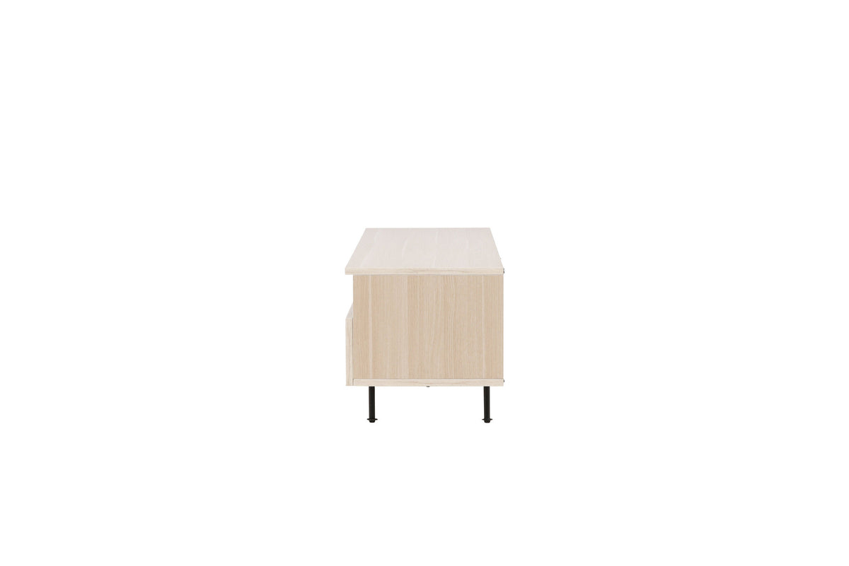 Navarra TV Sideboard in Schwarz/ Weisswäsche präsentiert im Onlineshop von KAQTU Design AG. TV-Möbel ist von Venture Home
