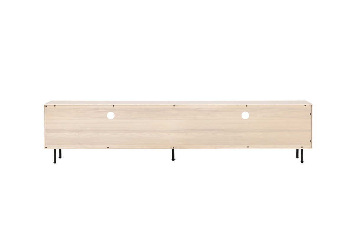 Navarra TV Sideboard in Schwarz/ Weisswäsche präsentiert im Onlineshop von KAQTU Design AG. TV-Möbel ist von Venture Home