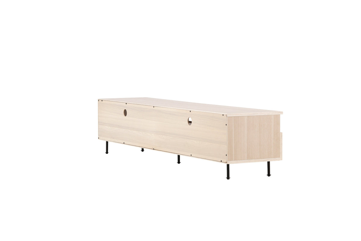 Navarra TV Sideboard in Schwarz/ Weisswäsche präsentiert im Onlineshop von KAQTU Design AG. TV-Möbel ist von Venture Home