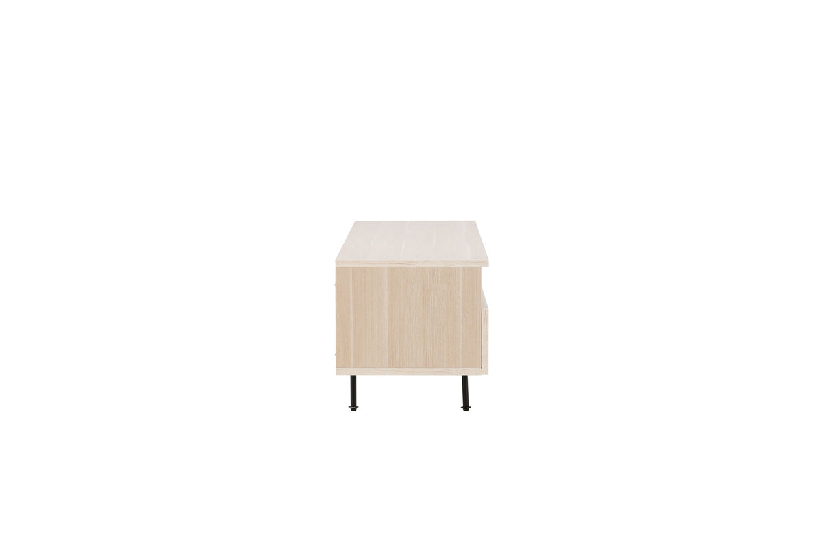 Navarra TV Sideboard in Schwarz/ Weisswäsche präsentiert im Onlineshop von KAQTU Design AG. TV-Möbel ist von Venture Home