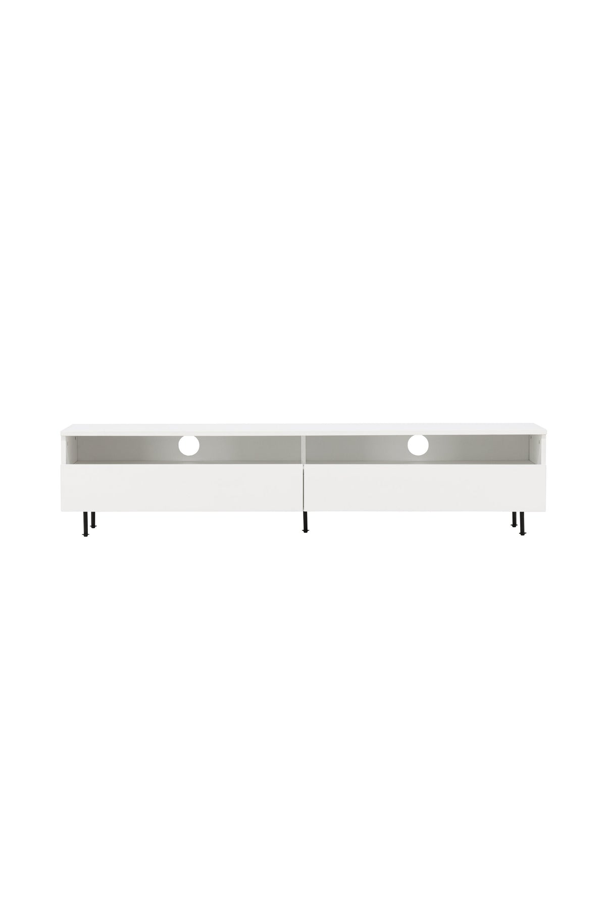 Navarra TV Sideboard in Schwarz-Weiss präsentiert im Onlineshop von KAQTU Design AG. TV-Möbel ist von Venture Home