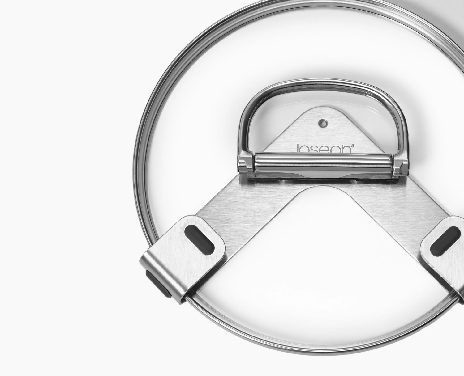 2er Space Pfannendeckelhalter Edelstahl