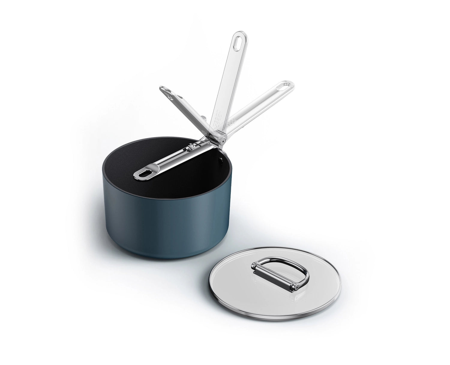 Space Stielkasserolle D19cm Griff klappbar mit Deckel