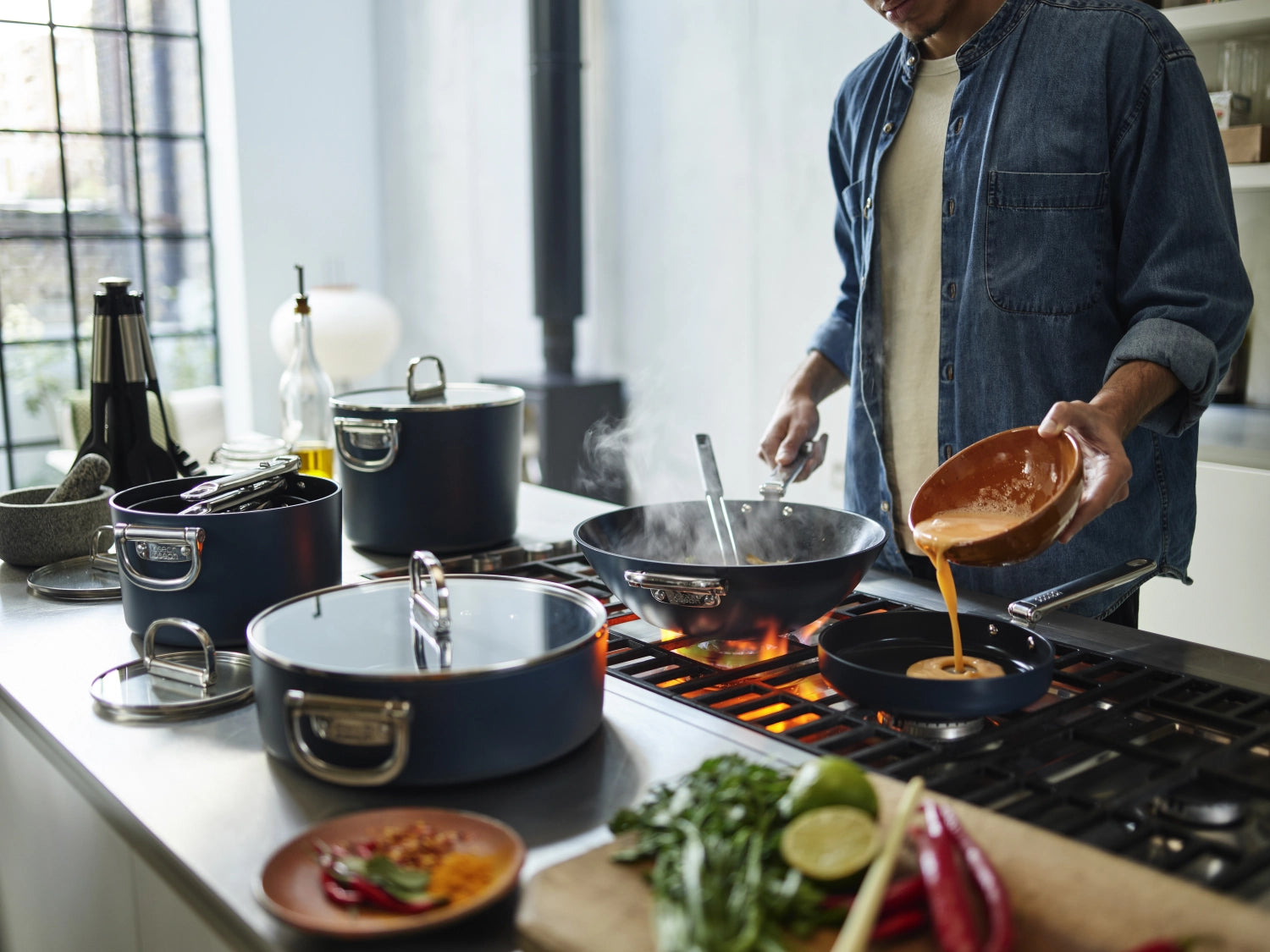 Poêle Space D20cm manche repliable