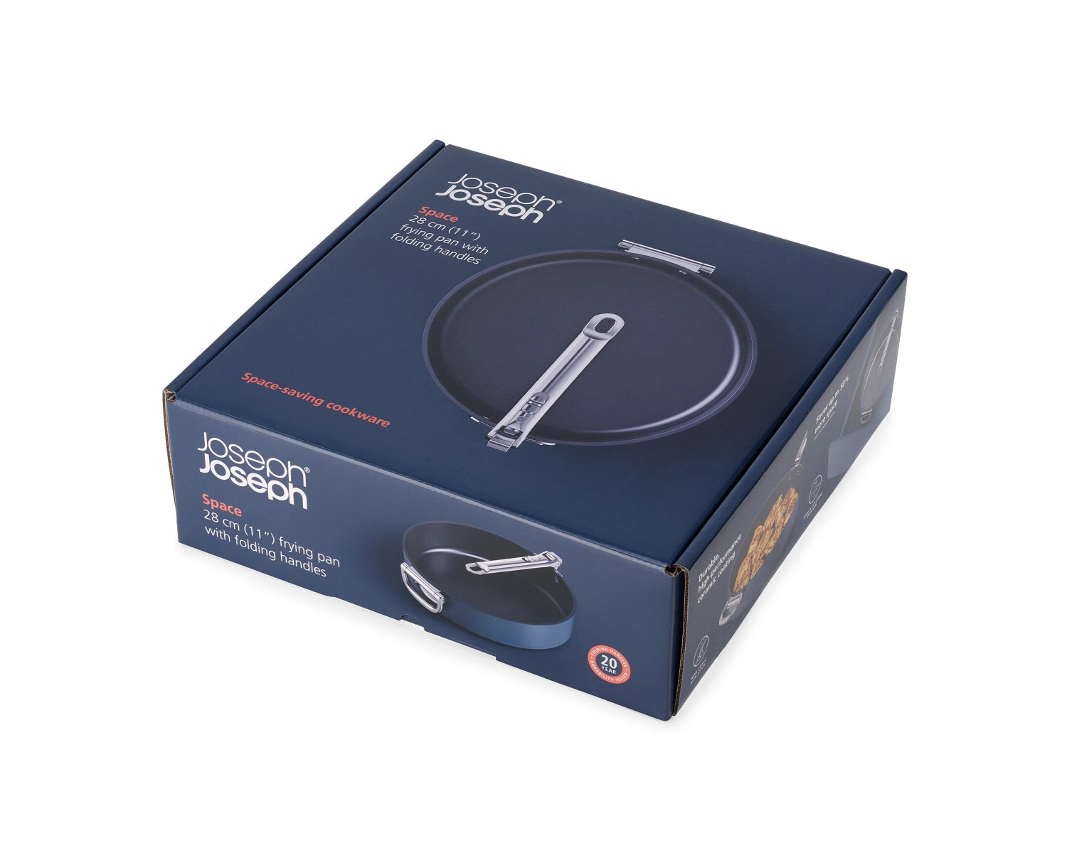 Space frying pan d28cm foldable handle