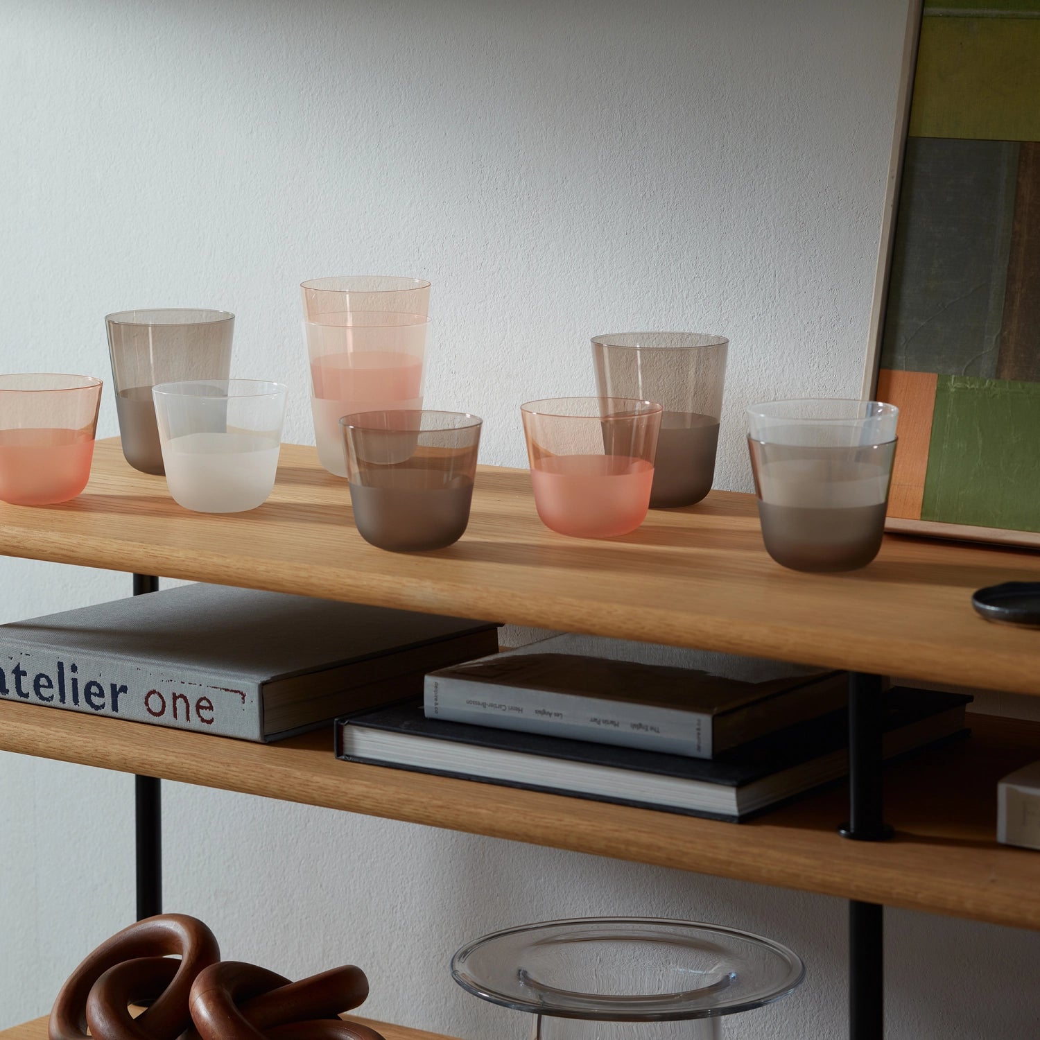 Ensemble de 2 Arc Gobelet Contrast 260 ml terre