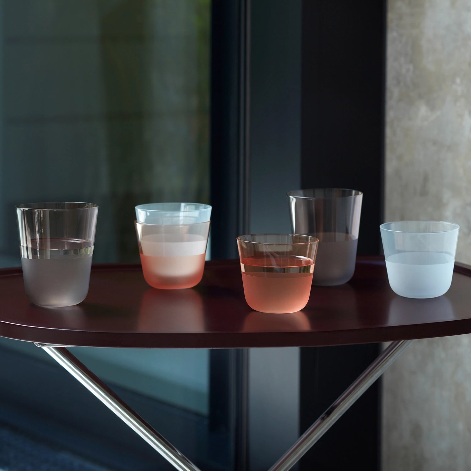 Ensemble de 2 Arc Gobelet à boire contrasté 260 ml brume