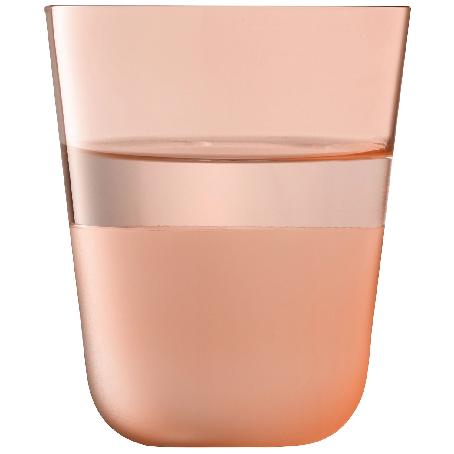 Ensemble de 2 Arc Gobelet Contrast 380 ml corail