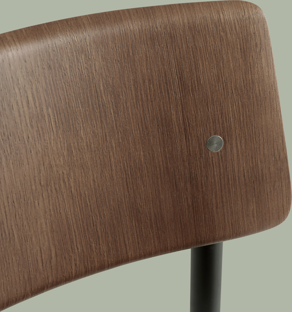 Loft Stuhl in Gebeizte Eiche / Schwarz präsentiert im Onlineshop von KAQTU Design AG. Stuhl ist von Muuto