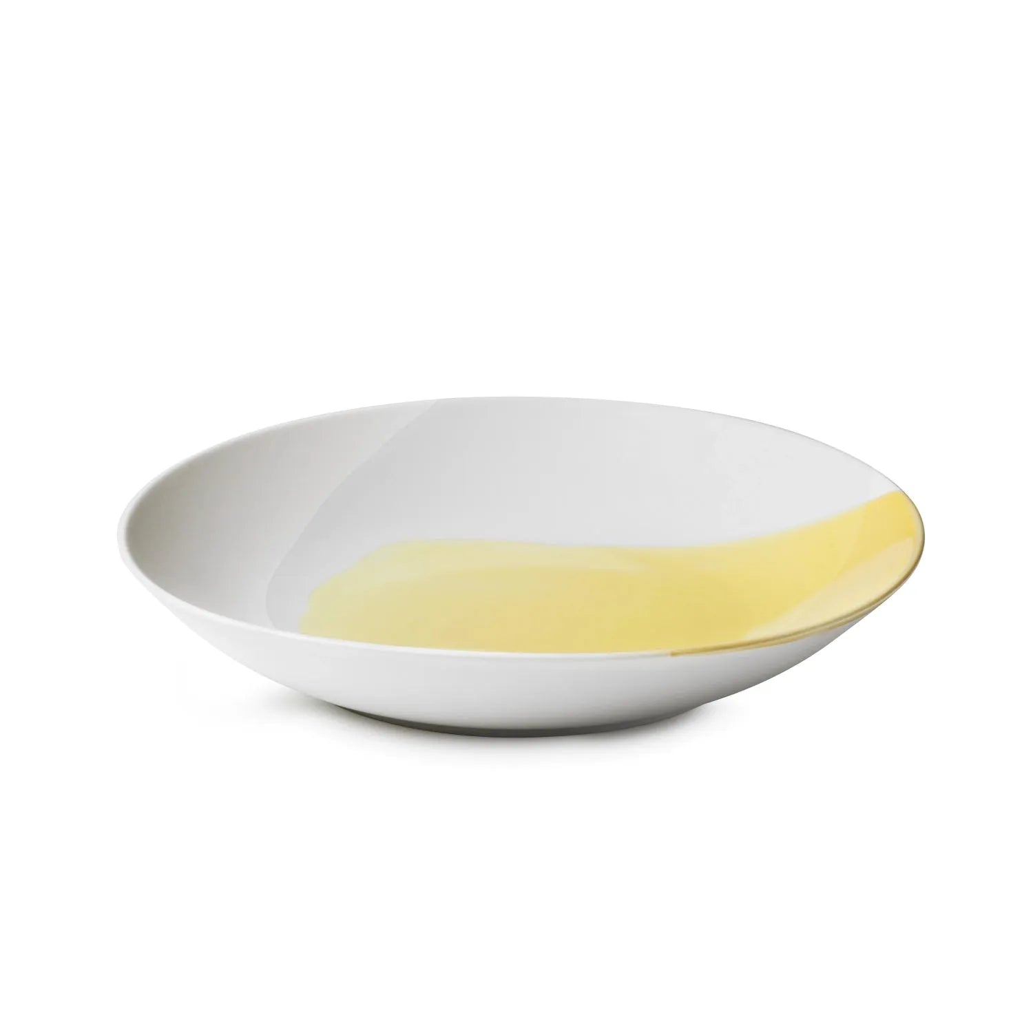 Confluence Coupteller flach D27cm 130ml safran alab. weiss in Gelb präsentiert im Onlineshop von KAQTU Design AG. Teller ist von Revol