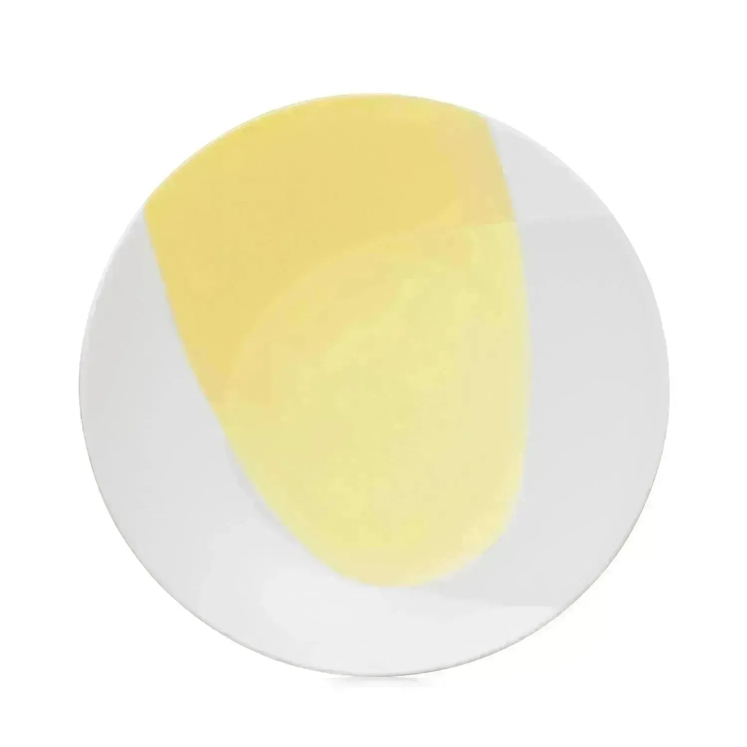 Confluence Teller flach D26cm safran alabaster weiss in Gelb präsentiert im Onlineshop von KAQTU Design AG. Teller ist von Revol