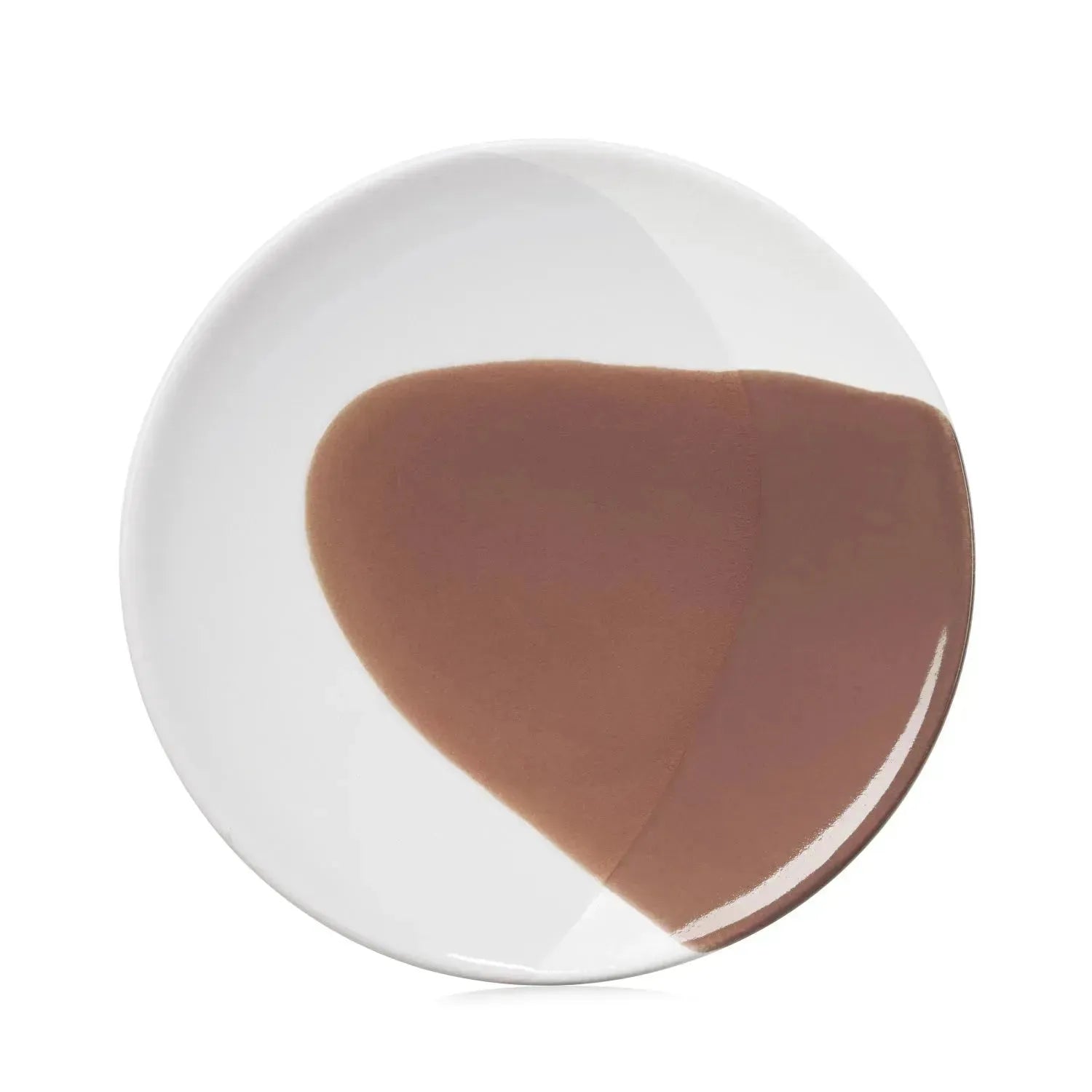 Confluence Brotteller D16cm cognac alabaster weiss in Braun präsentiert im Onlineshop von KAQTU Design AG. Teller ist von Revol